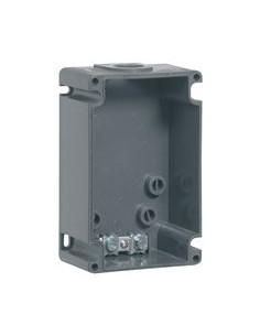 Boîtier réversible Hypra IP44 pour prise 2P+T , 3P+T et 3P+N+T 32A 1 entrée ISO 25 plastique LEGRAND 052979 2