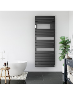 Radiateur sèche-serviettes connecté Adelis digital 2000W Noir ATLANTIC 861752 2