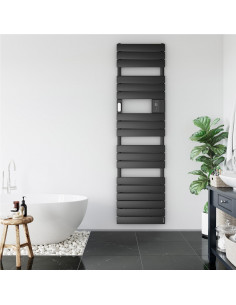 Radiateur sèche-serviettes connecté Adelis digital étroit 1500W Vert d'eau ATLANTIC 861947 2