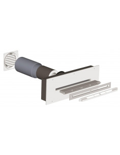 Scd Silencieux En Traversee De Mur Pour Entree D'Air ATLANTIC 422507 2