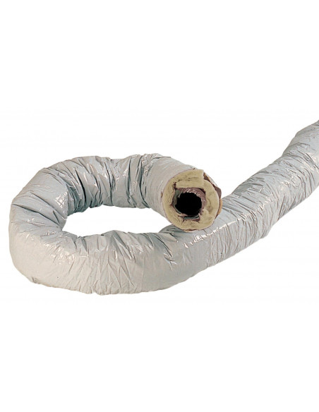 T 82 Alu Cr 25 Conduit Souple Aluminium Calorifuge Diametre 80 Epaisseur 25 ATLANTIC 423027