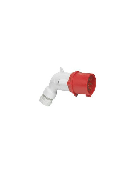 FICHE COUDEE 16A 400V 4P+T IP44 LEGRAND 056458