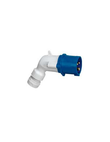 Fiche mobile coudée P17 IP44 32A 250V...