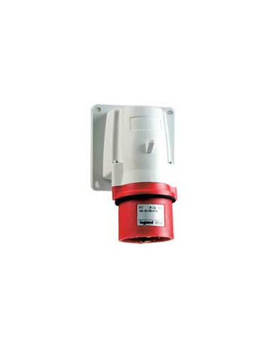Fiche inclinée saillie P17 IP44 16A de 380V à 415V 3P+N+T LEGRAND 057589
