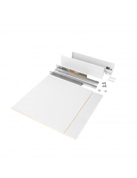 Kit de tiroir pour cuisine et salle de bain Vertex de hauteur 93 mm avec panneaux incluses. EMUCA 3173112