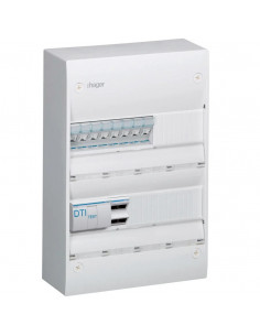 Coffret VDI 2 rangées 26 modules Grade 3TV HAGER TN415