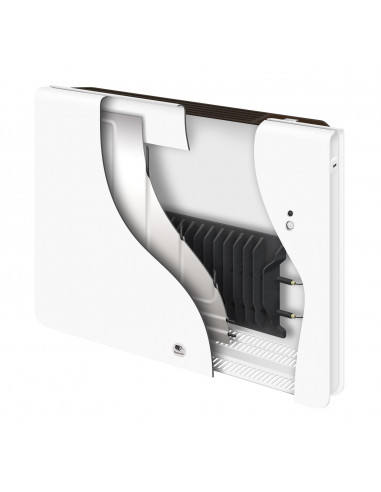 Radiateur Chaleur douce Equateur 4 vertical blanc granit 2000W THERMOR 427239