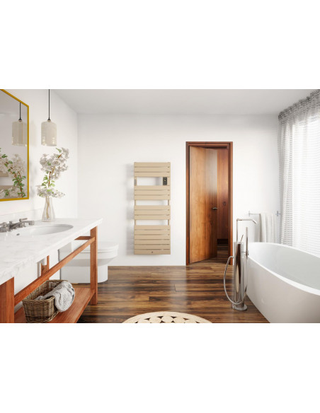 Radiateur sèche-serviettes Riviera 2 avec soufflerie 2000W blanc sat THERMOR 498220