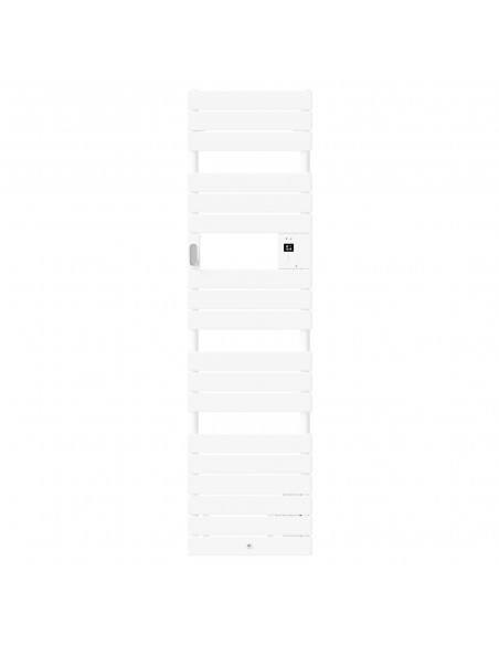 Radiateur sèche-serviettes Riviera 2 étroit avec soufflerie 1500W blanc satin THERMOR 498224