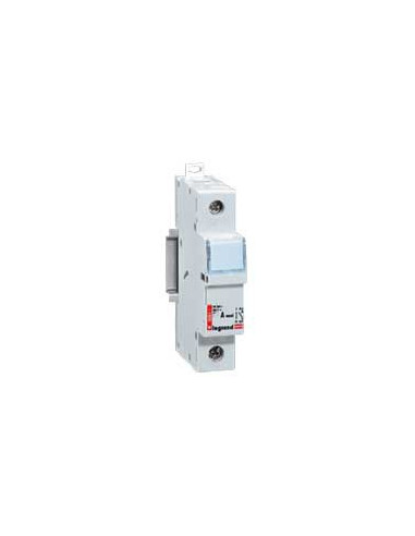 Coupe-circuit sectionneur unipolaire pour cartouche cylindrique industrielle typeaM ou gG 10x38mm 500V LEGRAND 005808
