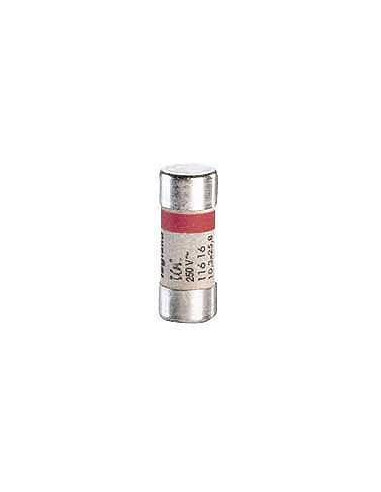 Cartouche cylindrique domestique 10,3x25,8mm sans voyant 16A LEGRAND 011616