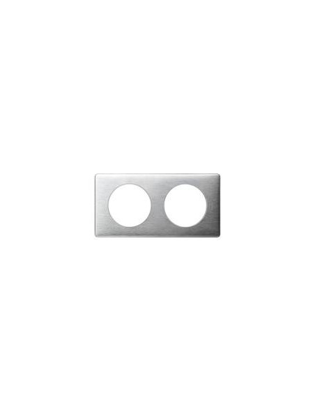 PLAQUE CELIANE 2 POSTES ALUMINIUM LEGRAND 068922