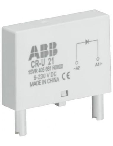 Module débrochable CR-U Circuit RC 110-240Vac 1SVR405663R1000 ABB 240566310