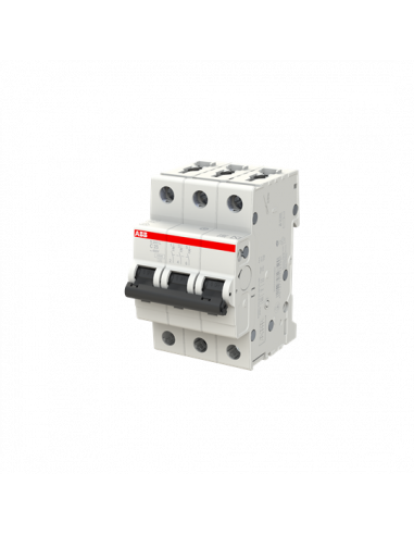 Disjoncteur S203L 3P 25A Courbe C Raccordement à vis - 6KA (3Modules) 2CDS243701R0254 ABB 350340