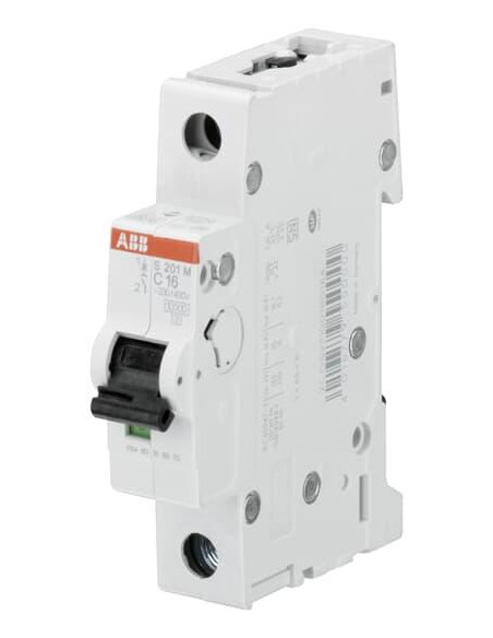 Disjoncteur S201M 1P 25A Courbe C Raccordement à vis - 15KA (1Module) 2CDS271001R0254 ABB 354140
