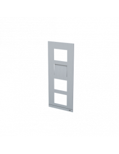 Platine 1/4 audio/vidéo aluminium 2TMA200160A0005 ABB 41384CF-A 2