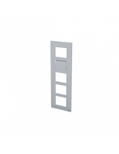 Platine 1/5 audio/vidéo aluminium 2TMA200160A0007 ABB 41385CF-A 2