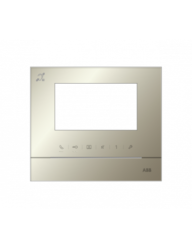 Welcome M Face Avant pour Ecran 4.3-Dore boucle Inductive 2TMA210050G0002 ABB 52313FC-G