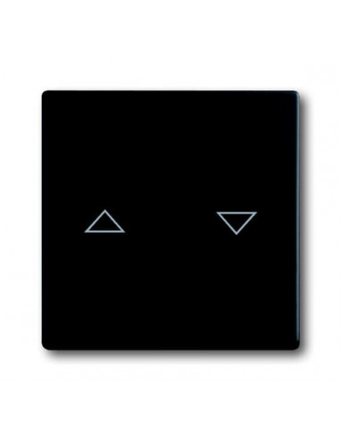 Enjoliveur Interrupteur Double Pour Store 885 Noir Mat 2CKA001751A3036 ABB 586934