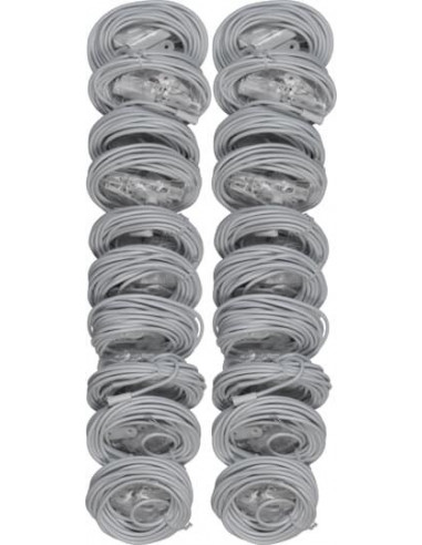 20 Contacts de Feuillure Magnétiques Blancs GHQ3201972R0011 ABB 588004