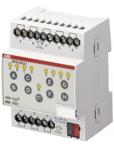 Module 8 Entrées Tor Lecture de Contacts,Mrd 2CDG110092R0011 ABB 588349