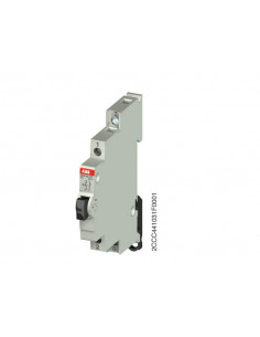 BOUTON POUSSOIR 16A 250V AC 1O+1F NOIR ABB 703154 2CCA703154R0001 2