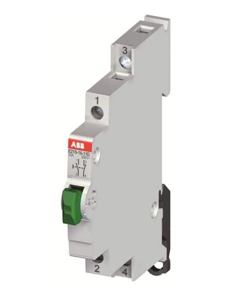 Bouton Poussoir 16A 250V AC 1O+1F Bleu 2CCA703155R0001 ABB 703155