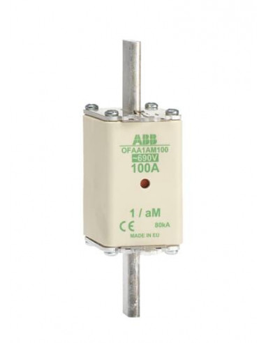 Fusible Couteau 200A AM Taille 1 690V 1SCA022701R2660 ABB 922409