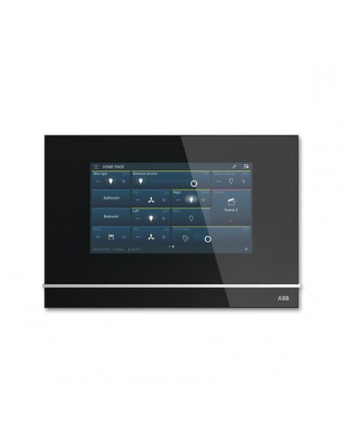 Dalle tactile SmartTouch 7 pouces KNX et Welcome couleur noir 2CKA006136A0206 ABB BJE522344