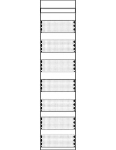 1MM3 Panneau Médias 7 Rangées 2CPX037489R9999 ABB D737489