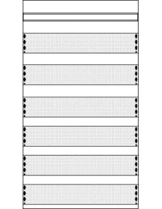 2MM2 Panneau Médias 6 Rangées 2CPX037492R9999 ABB D737492