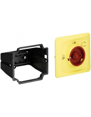 montage sur Porte IP65 pour MS/MO1Xx-Jaune poignée Rouge 1SAM201912R1011 ABB H442165