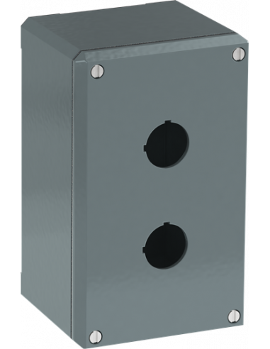 Boite à boutons à percer- Aluminium - pour 2 trous - IP66 - Sans perçage PE 1SFA170842R3002 ABB HW052026