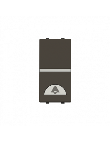 Zenit Poussoir No 1 Module Avec Symbole Carillon Anthracite 2CLA210400N1801 ABB N2104AN