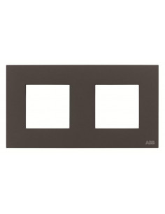 Zenit Plaque de Finition Basique 2X2 modules Anthracite 2CLA227210N1802 ABB N2272.1AN