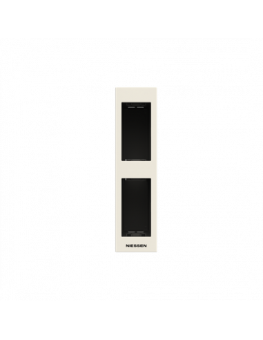 Zenit Support Double De Menuiserie Pour Mecanisme 1 Module 2CLA267120N1101 ABB N2671.2BL
