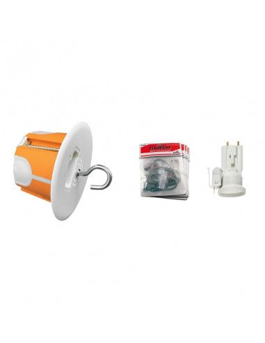 Boite BBC cloisons sèches CAPRITHERM+ PdC DCL H50 + douille & fiche + Fixoplaf CAPRI CAP723554