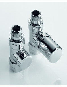 Robinetterie thermostatisable droit 1 2'' tête manuelle Kit C chromé ACOVA 991378