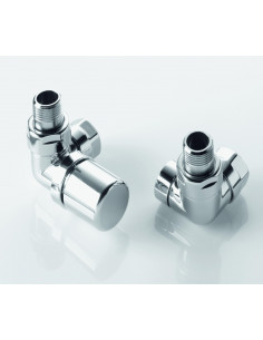 Robinetterie thermostatisable équerre angle 1 2'' tête angleD Kit F chr ACOVA 991518