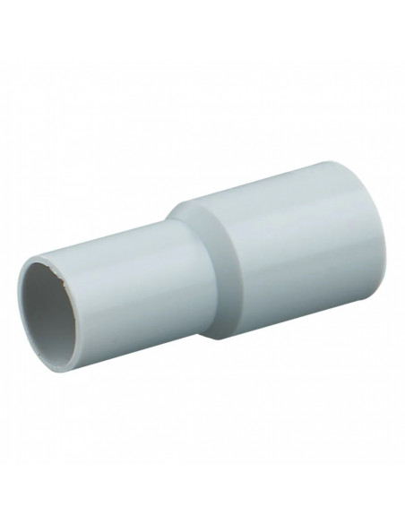 Manchon réducteur pour conduits D.25mm pour réduction de 25 à 20mm gris RAL7035 LEGRAND 06012