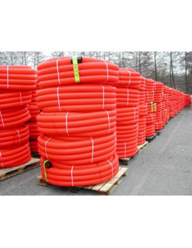 GAINE ANNELEE D40 ROUGE LG 25M POLYPIPE 2127