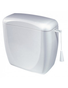 Réservoir WC indépendant semi bas double touche blanc AP140