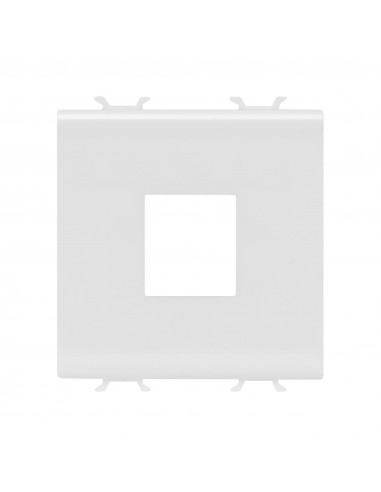 SUPPORT CONNECTEUR RJ45 2M BLANC GEWISS GW10433