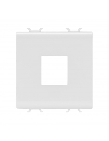 SUPPORT CONNECTEUR RJ45 2M BLANC GEWISS GW10433