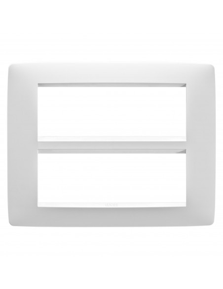 PLAQUE ONE 12P BLANC CRÈME GEWISS GW16112TB