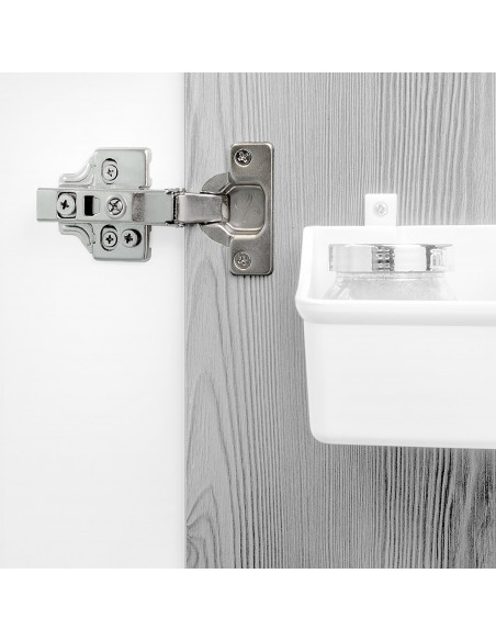 Charnière X91, fermeture amortie, ouverture 100º, embase Eurovis EMUCA 1011807