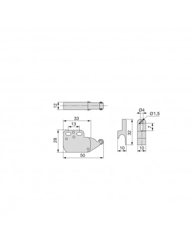 Fermeture Fast Latch pour meubles EMUCA 1275415