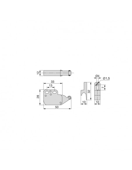 Fermeture Fast Latch pour meubles EMUCA 1275415
