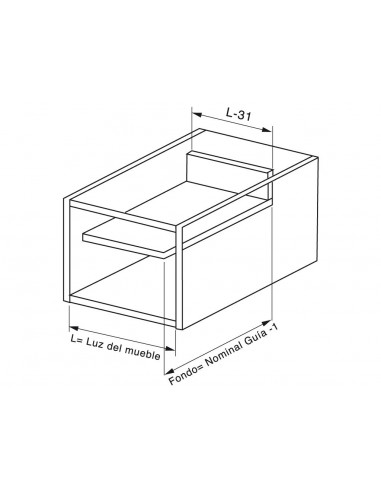 Tiroir pour cuisine et salle de bain Ultrabox EMUCA 4387725