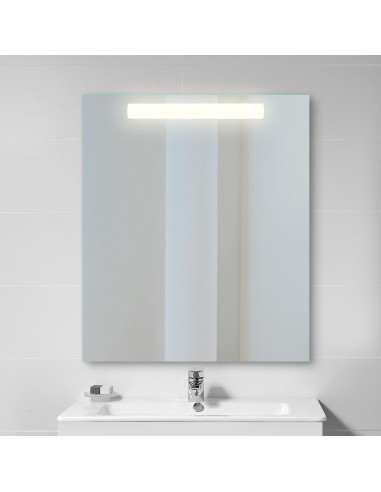 Miroir de salle de bain Pegasus avec éclairage frontal LED (AC 230V 50Hz) EMUCA 5148120